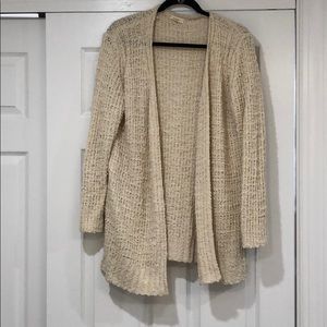 Cream colored cardigan
